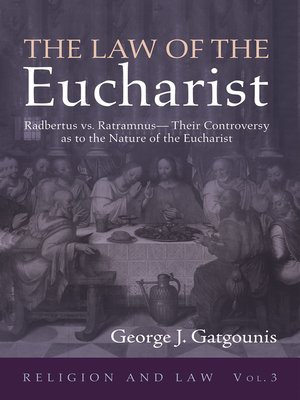 cover image of The Law of the Eucharist